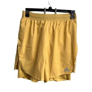 Adidas Men's Yellow Athletic Shorts